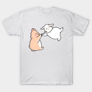 Happy Couple Fat Rabbit T-Shirt